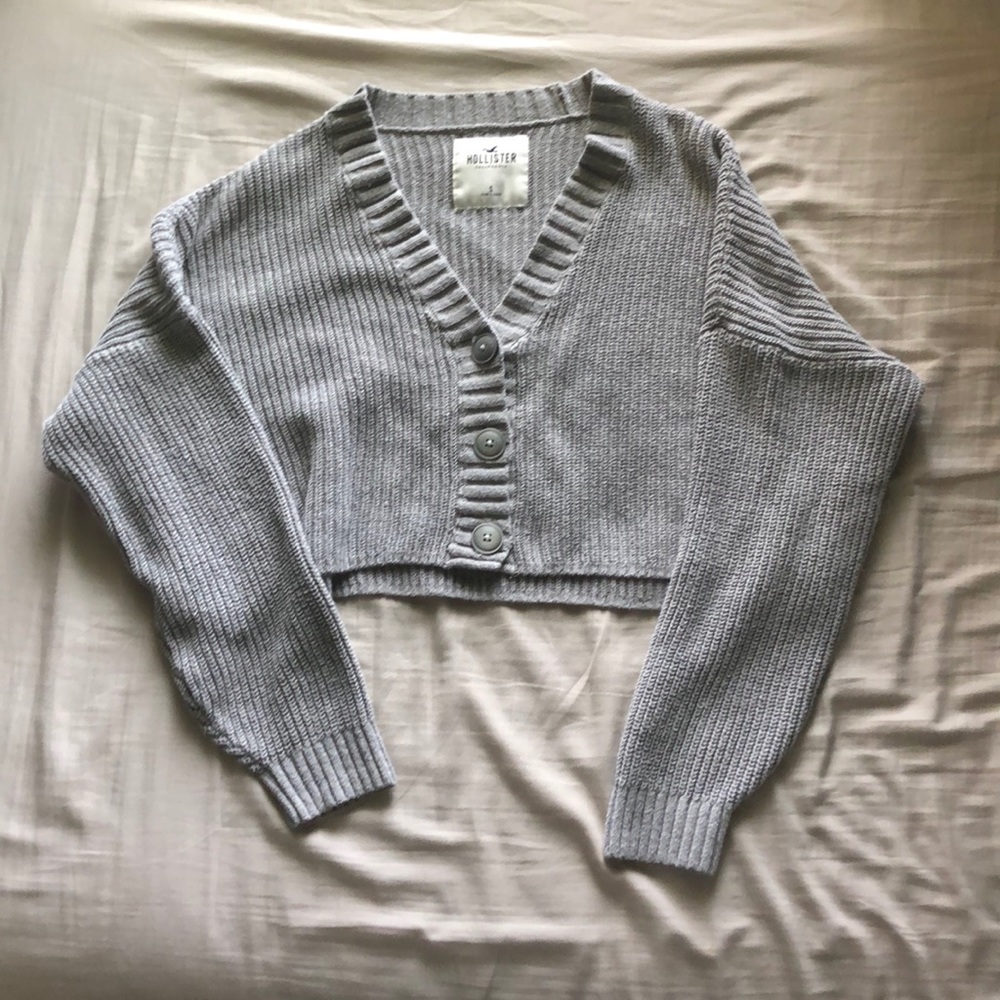button front cardigan